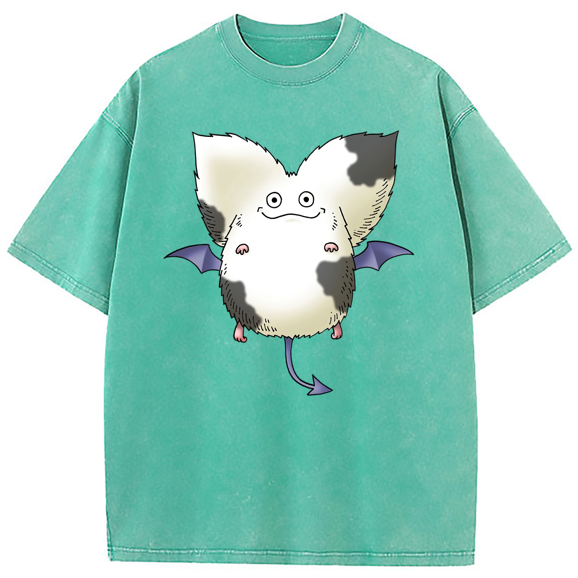 （画像用） ドラゴンクエスト Doragon Kuesuto Dragon Quest 綿100% ヴィンテージ風 半袖Tシャツ（フロントプリント）
